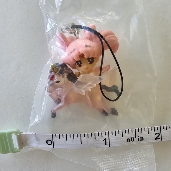 🦄 Chibiusa & Helios Pegasus Twinkle Dolly Charm Keychain - Picture 7 of 7